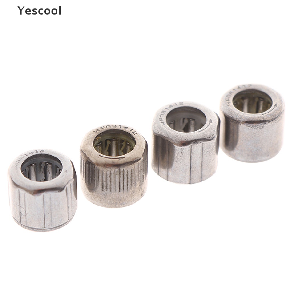 Yescool 2pcs Bearing HF081412 Roller Bearing Bentuk Segi Delapan Satu Arah