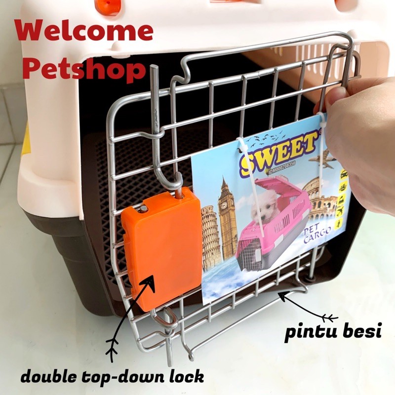 [KHUSUS GROSIR] Pet Cargo Hewan / Pet Carrier / Kandang Hewan (BACA DESKRIPSI)