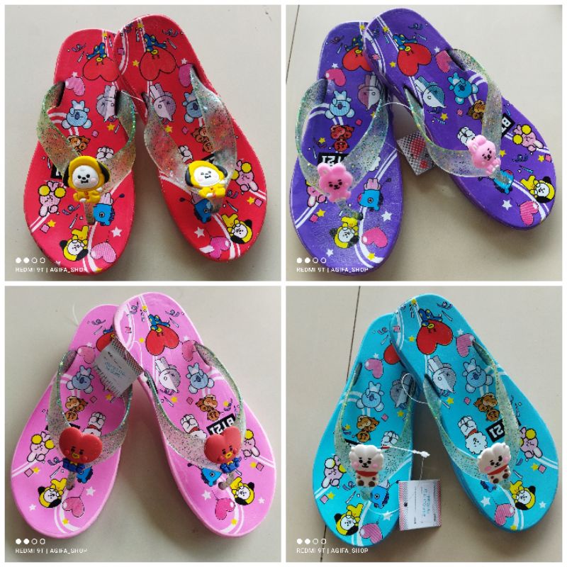 sandal japit Anak Sandal BTS sandal Anak Perempuan sandal jepit sendal japit sandal wanita sandal lu