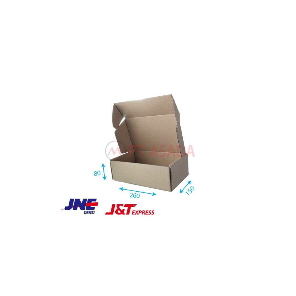

BOX KARDUS UKURAN L Ukuran 27.8x24.3x18.5 (Min Order 20 pcs) POLOS & CUSTOM