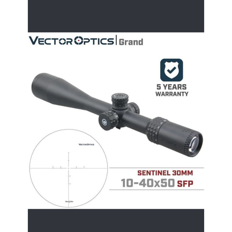 Telescope Teleskop Vector Sentinel X 10-40x50 SFP Vector Optic New Sentinel X
