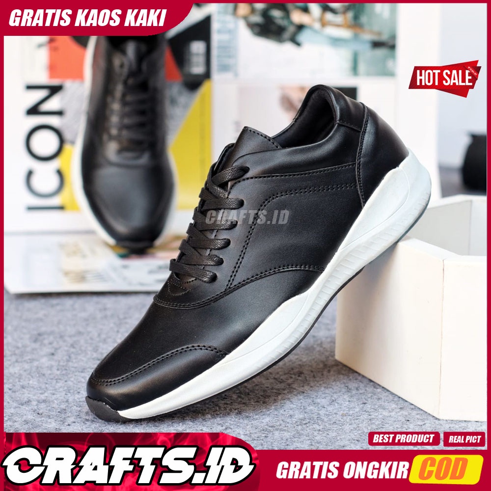 CRAFTS X MOGIL Sepatu Sneaker Pria Sepatu Pria Casual Sepatu Cowok/Cowo Sepatu Sneakers Ori Keren Sepatu Kasual Running Kerja Kuliah Gaya Santai Keren Kekinian