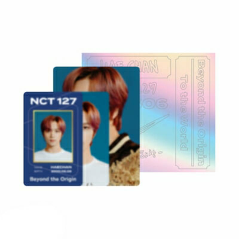 [MD] [HAECHAN] NCT 127 Beyond LIVE Beyond the Origin ID Card + Fanlight Deco Sticker SET