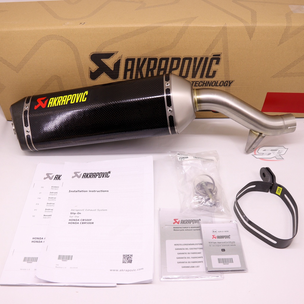 KNALPOT AKRAPOVIC CB500 R/X/F 019 SLIP ON ORIGINAL