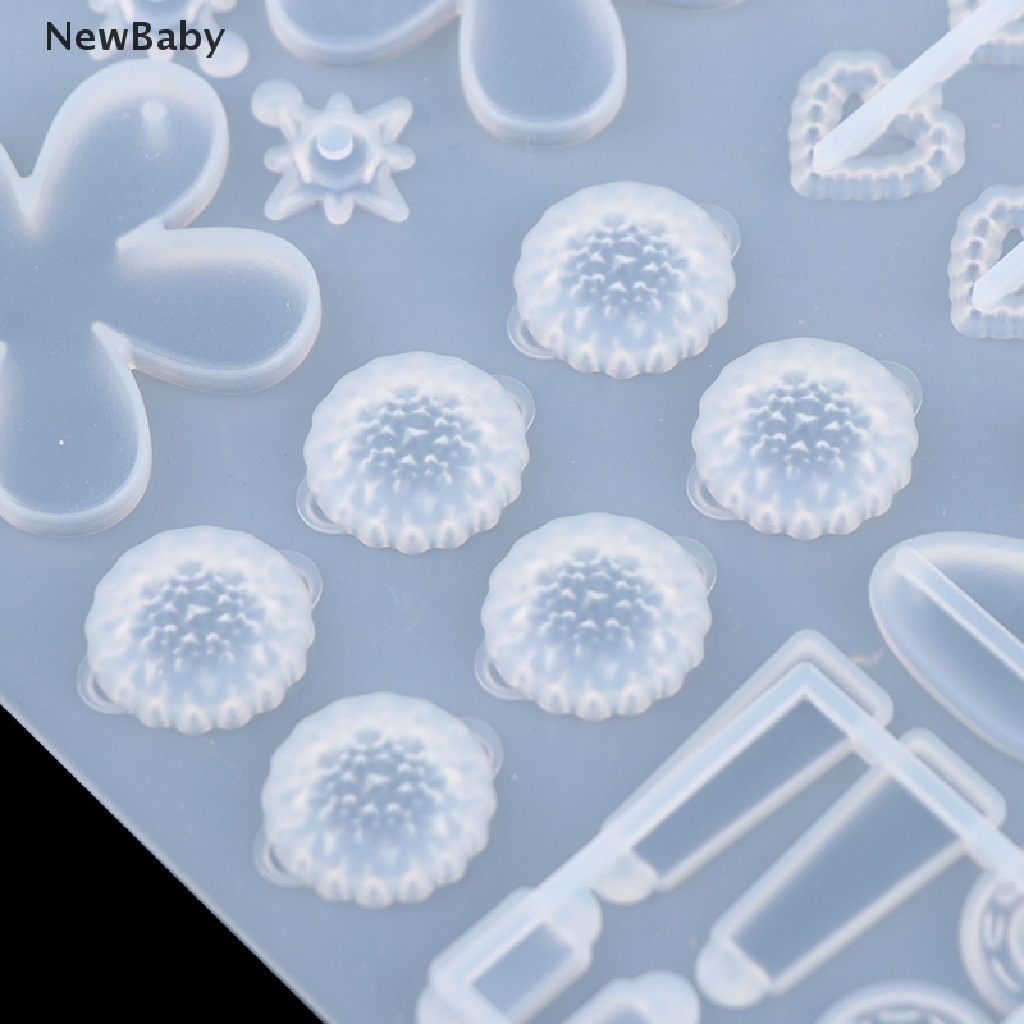 NewBaby Silicone Earring Pendant Jewelry Mold Resin Casting Mould Tool DIY Epoxy Making  ID