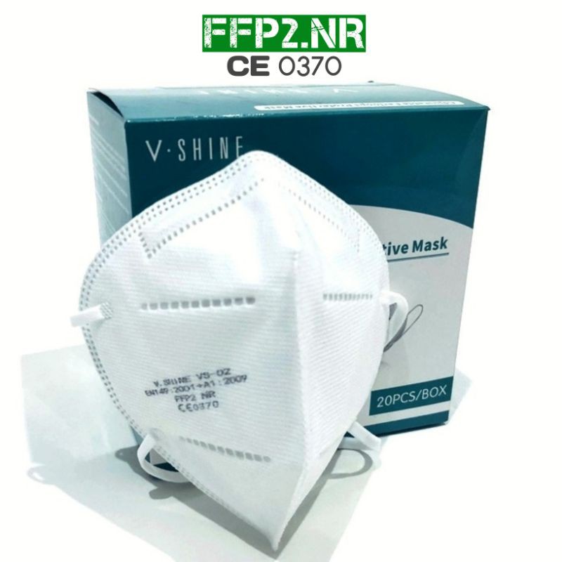 MASKER KN95 MEDIS KN 95 V-SHINE FFP2 NR (STANDAR EROPA)