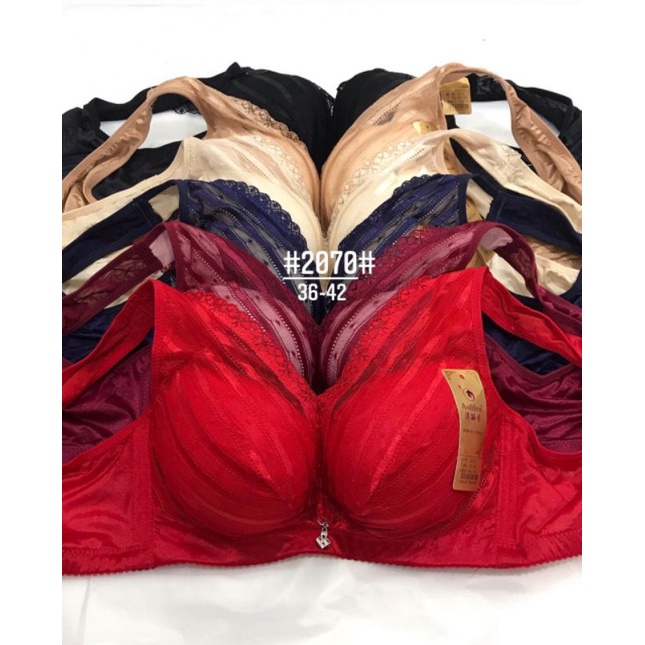 BH tali lebar berkawat busa sedang atau tipis