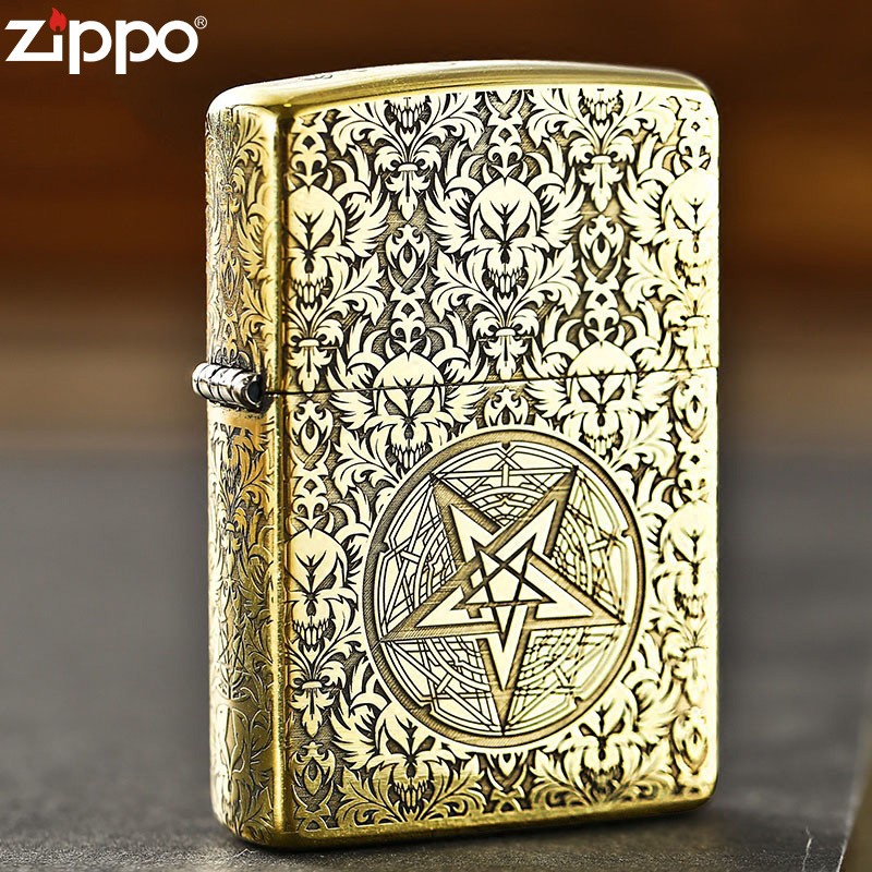 Korek Api Zippo Motif Lucifer Original /Korek Api Zippo/Korek Api Unik/Korek Api Murah/ZIppo Original/Loghter Manci