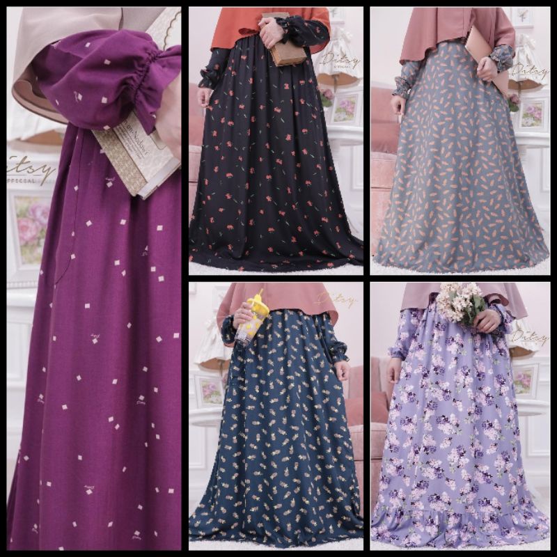 DITSY JULI 2021 // NIGHTGOWN DITSY // SCATOLLA PLUM