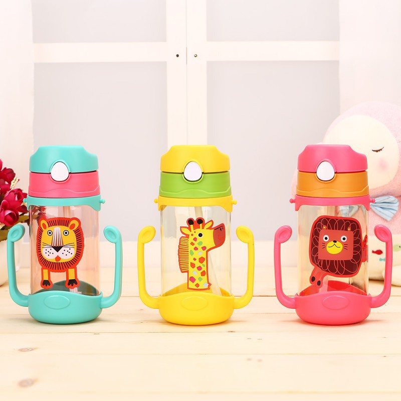 Botol Dot Bayi 400ml dengan Pegangan + Strap MYM0002