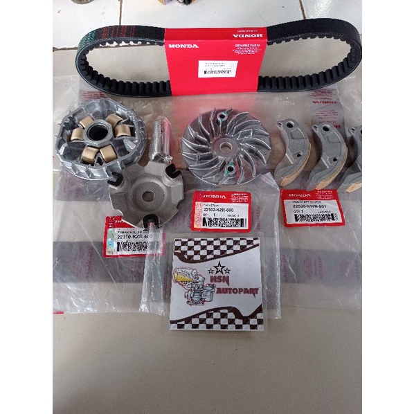 PAKET KAMPAS GANDA CVT HONDA VARIO FI 125 OLD/VARIO 125 LED/KODE KZR/KWN