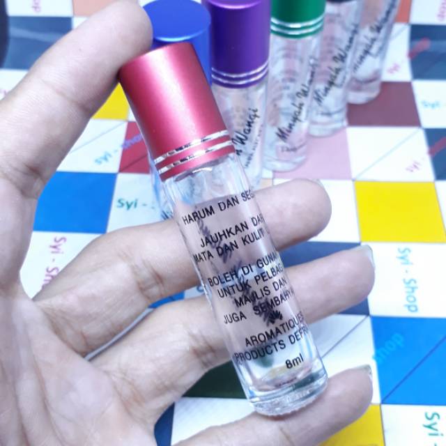 Botol Parfum Roll On 8 ml Print Label Minyak Wangi