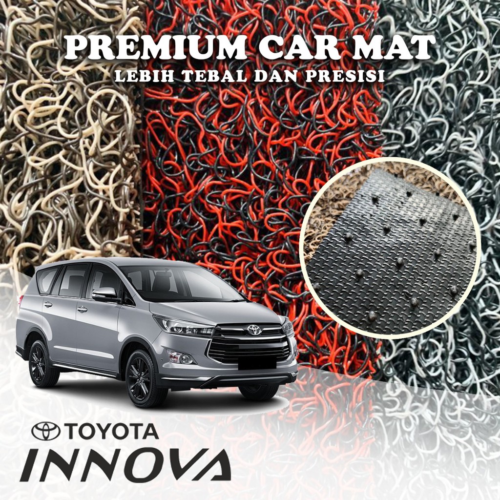 Karpet Mobil Premium TOYOTA All New Innova FULL Bagasi 2 Warna