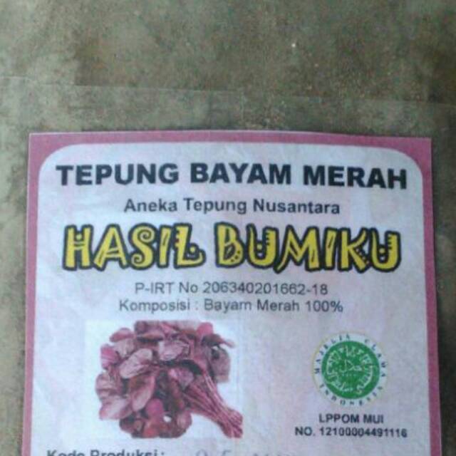 

TEPUNG BAYAM MERAH 250gr