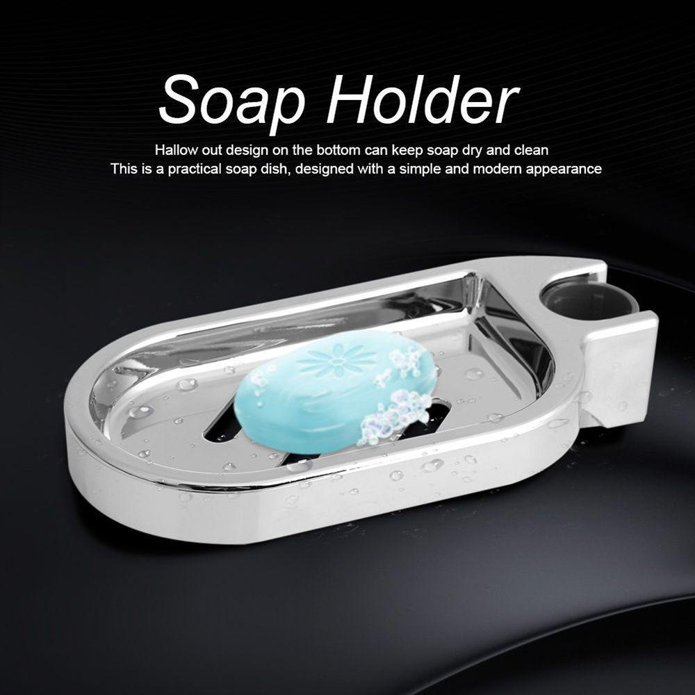 Populer Tempat Sabun Cuci Piring Untuk22 24 25 mm Silver Bath Shower Adjustable Rail Slide