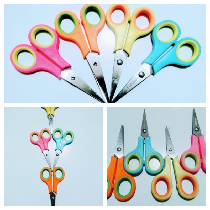 

GUNTING KERTAS 12CM WARNA CERAH