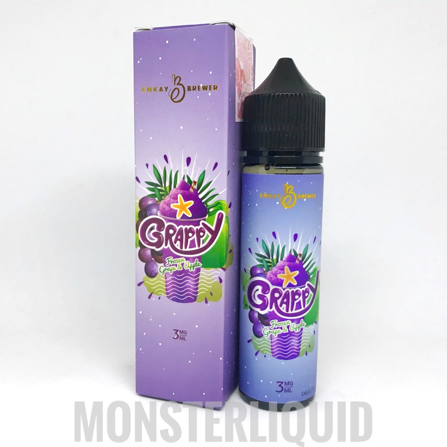 GRAPPY FROZEN GRAPE APPLE BY EMKAY BREWER 3MG 60ML