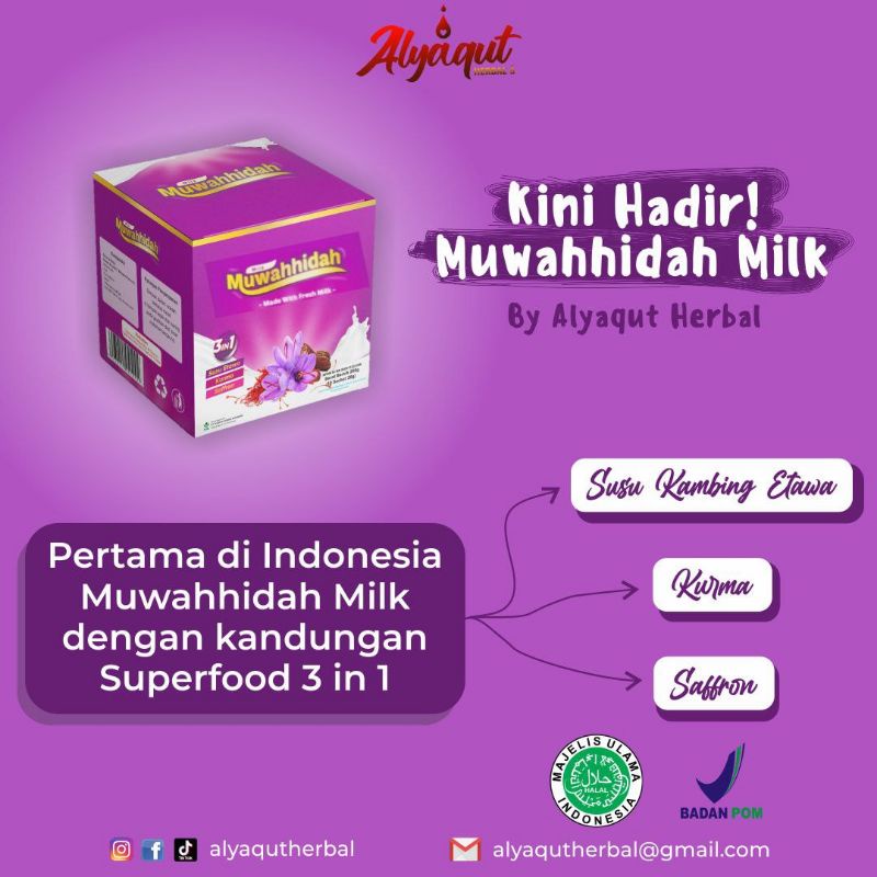 

susu kambing etawa muwahhidah milk susu kambing saffron alyaqut milk