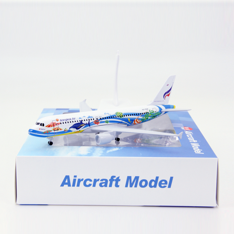 Pesawat Terbang Airbus A320 Airbus A320 Diecast Model 16CM / 20CM