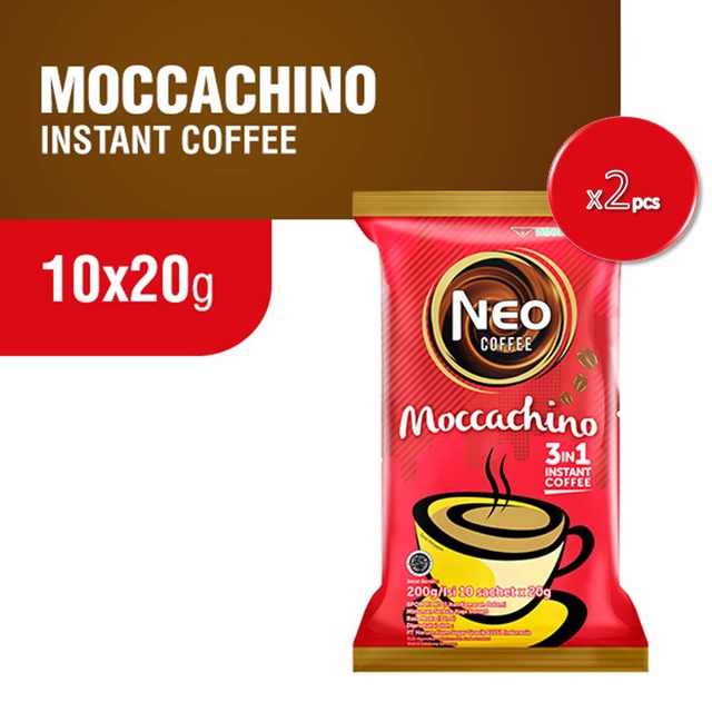 

Neo Coffee Moccachino 200 gr x 2 pcs