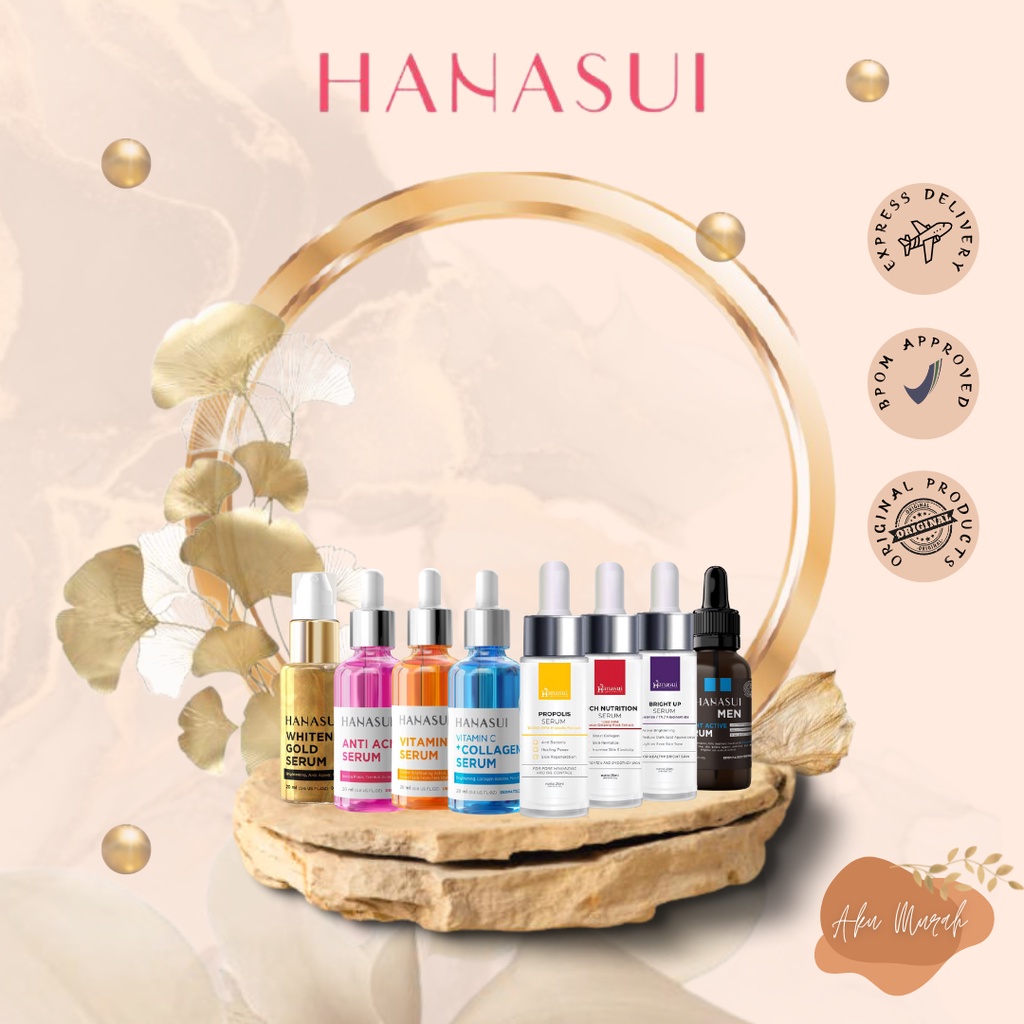 ✨ AKU MURAH ✨HANASUI Serum Whitening Series / Propolis/ Bright Up/ Rich Nutrition /Men