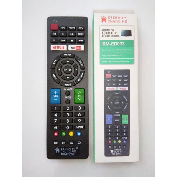 REMOT REMOTE SMART TV SHARP AQUOS LCD LED ANDROID YOUTUBE MULTI UNIVERSAL CHE