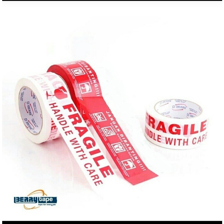

lakban olshop / Isolasi / Lakban Fragile 100 Mtr