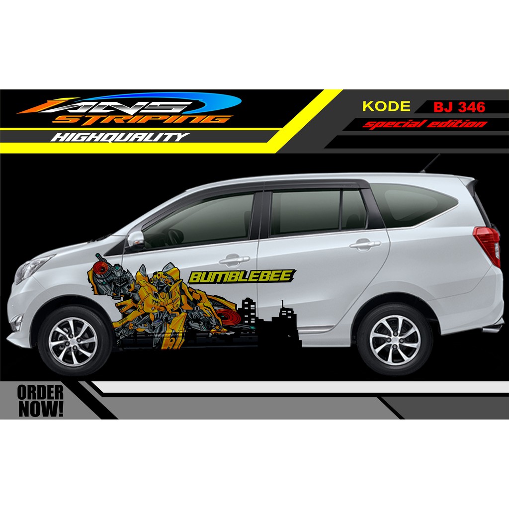 STIKER MOBIL SIGRA / STIKER MOBIL CALYA / STIKER AVANZA / STIKER VARIASI MOBIL SIGRA, CALYA