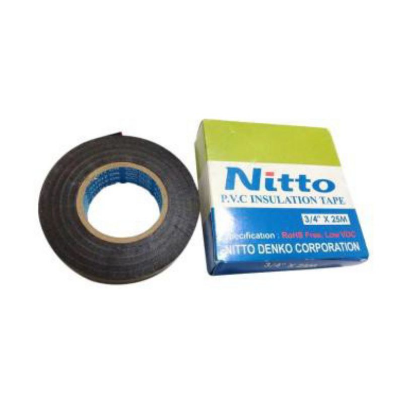 ISOLASI NITTO / ISOLASI LISTRIK / PVC INSULATION TAPE 3/4