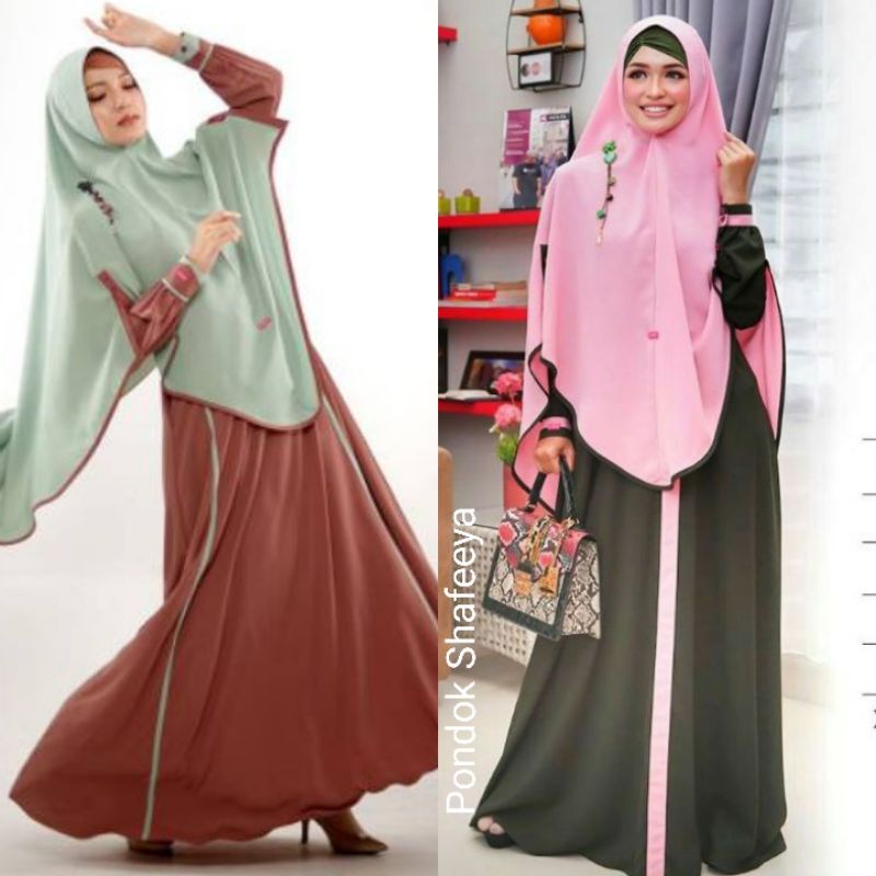 Aulia Kheyra set gamis Shafara