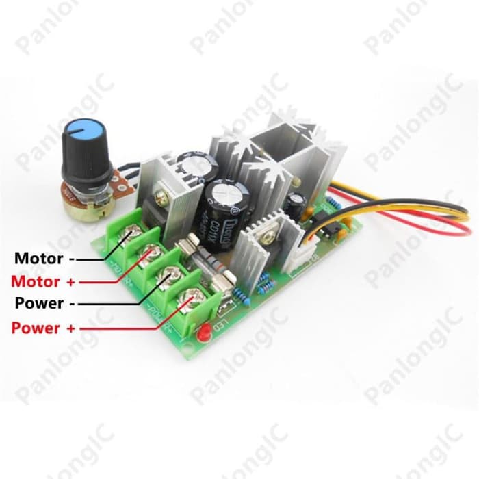 PWM Motor Speed Regulator Controller Switch 20A DC10-60V