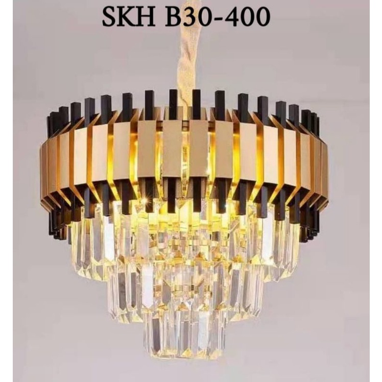 Lampu gantung kristal modern/lampu hias mewah