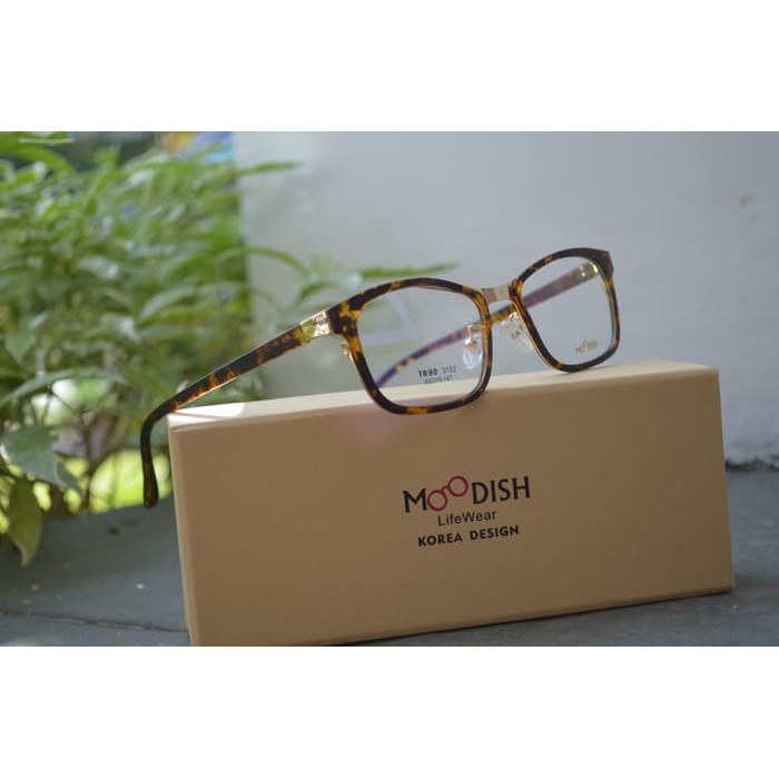 frame kacamata MOODISH 3102 (frame+lensa)