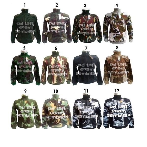 BP Jual sweater loreng army sweater rajut army loreng  Murah