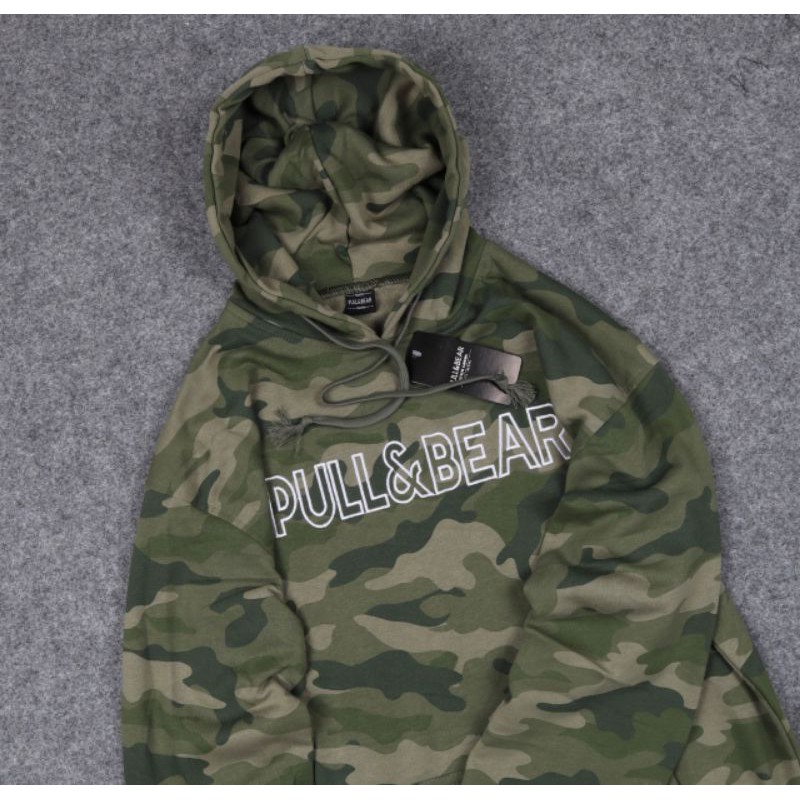 JAKET SWEATER HOODIE P&amp;B EMBROID CAMO UNISEX PREMIUM QUALITY
