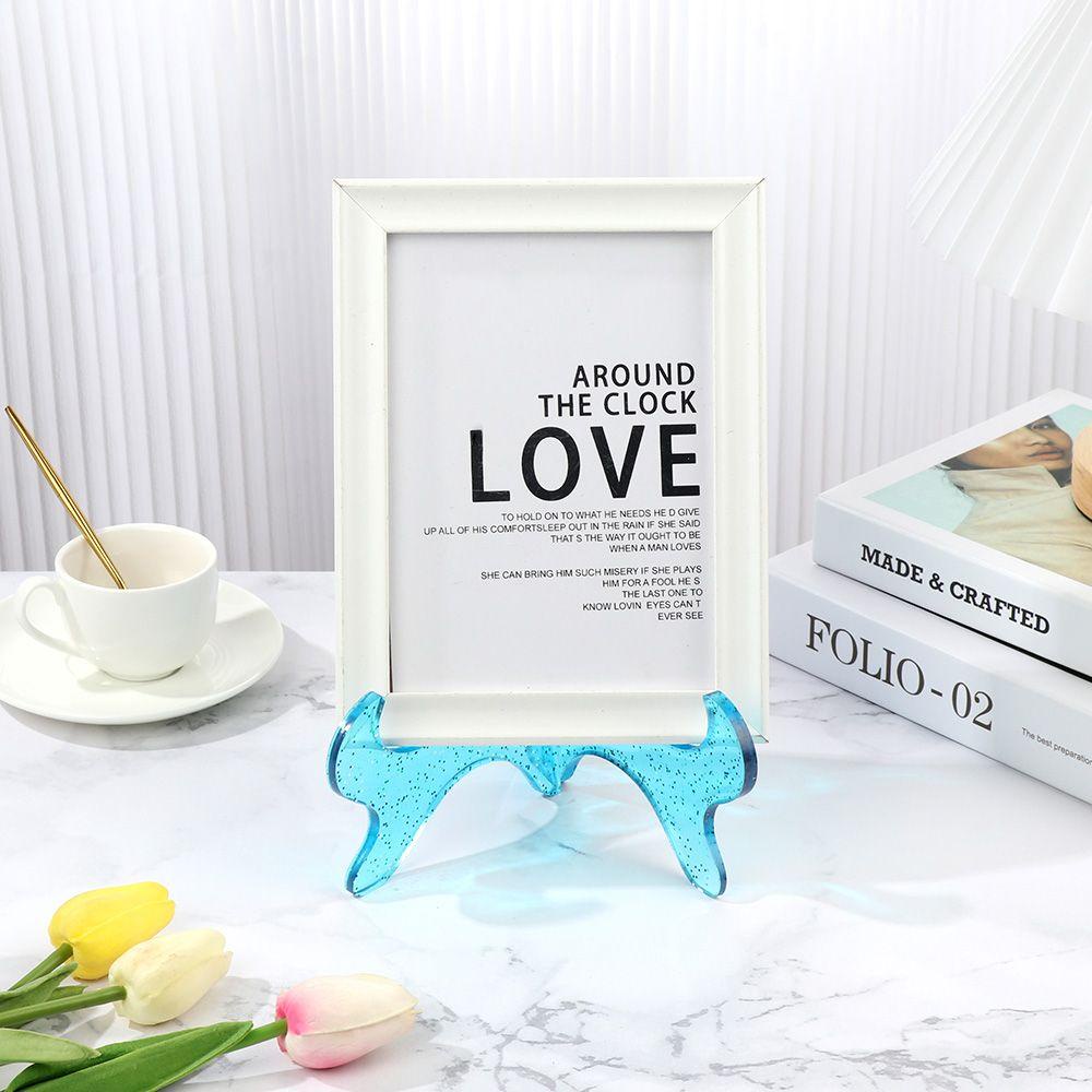 Solighter 2pcs Cetakan Holder Foto DIY Artwork Kerajinan Bingkai Membuat