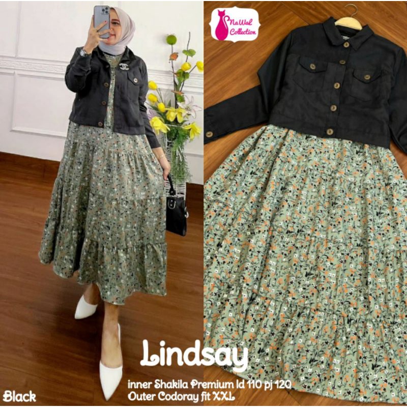 Lindsay set setelan shakila premium nawal