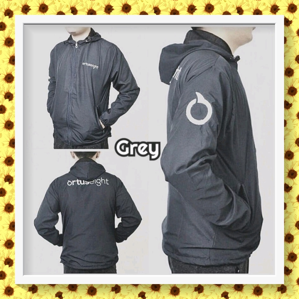 Jaket Parasut Pria Ortuseight Running Sport Olahraga Jaket ortuseight futsal