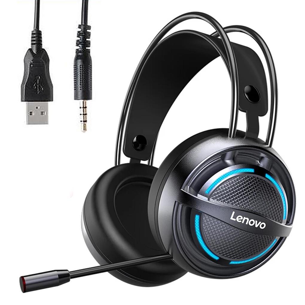 Lenovo G30 Headphone Gaming Kabel Dengan Kontrol Volume Untuk Komputer / Laptop (house2020)