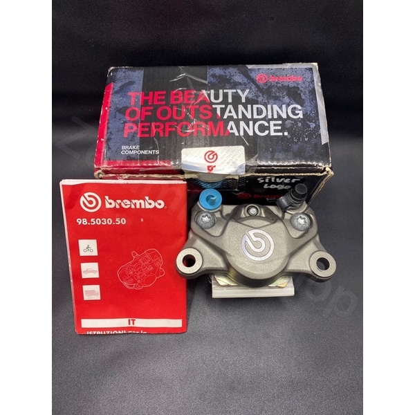 Brembo 2 Piston Grey Silver Logo