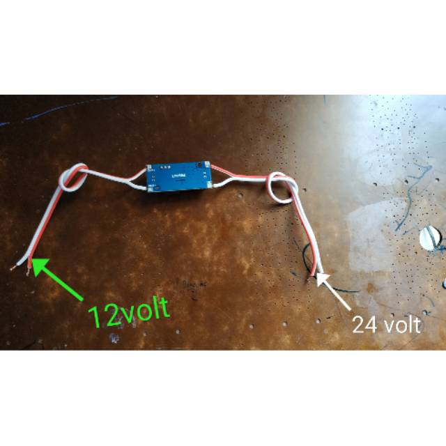 Kit modul penurun arus 24 volt ke 12 volt