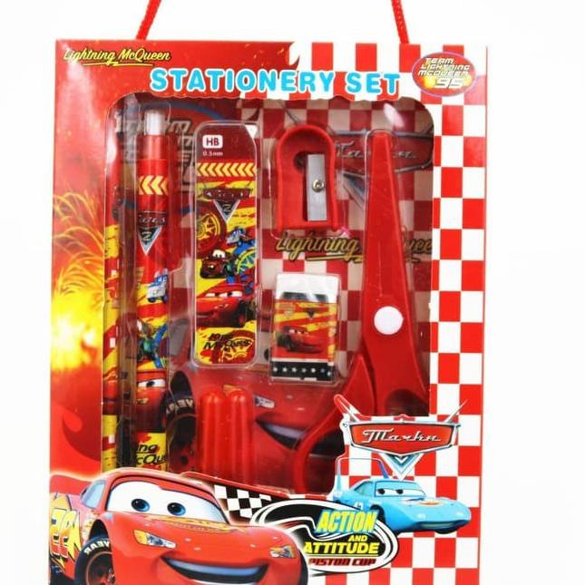 

[Stock banyak] ➾ Stationary set goody bag ultah kado natal cars minion mickey mouse10 ↓➽ Produk