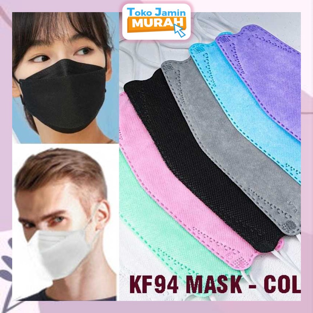 TJM VZ134 Masker KF94 C Care 3 Ply Isi 10 Pcs Protective Mask Kesehatan 4Ply Masker Medis Korea 10Pcs