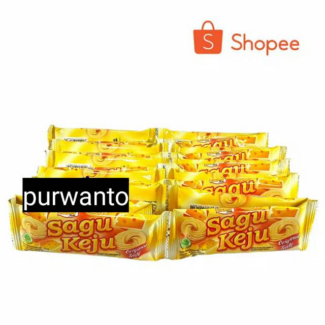 

Sagu keju happy time isi 20 x 10 gram