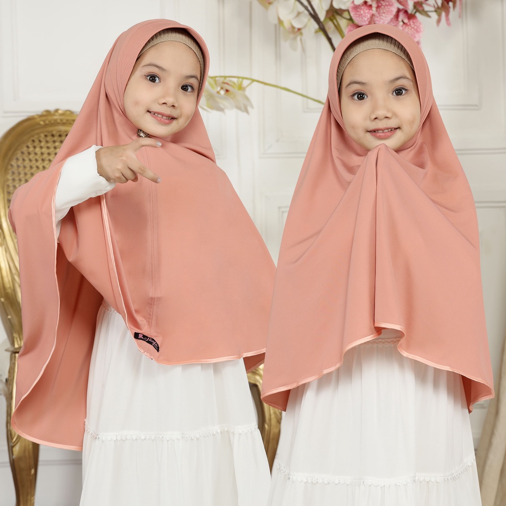 Hijab Instan Anak Model Syakira List Kerudung Anak Jersey Airis Pasar Hija'b