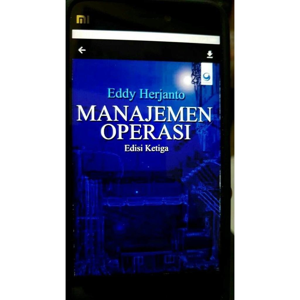 MANAJEMEN OPERASI EDISI KETIGA EDDY HERJANTO