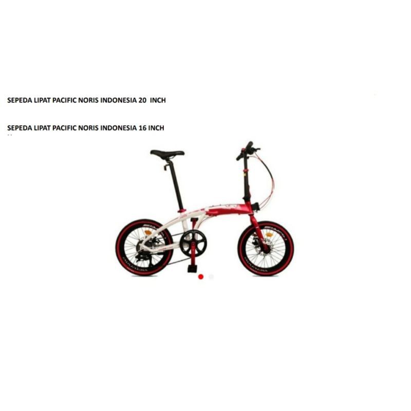 Sepeda Lipat Pacific 16 & 20 inch