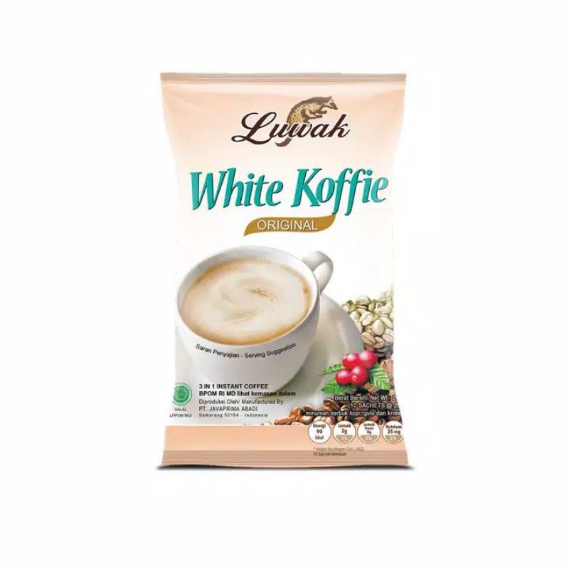 

Kopi Luwak White Koffie Original 10x20 gr