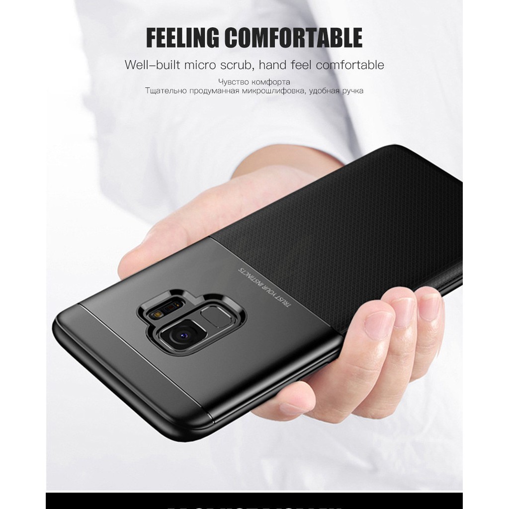 Soft Case Cover Casing Armor Shockproof Hybrid Premium S9 Plus / S9+