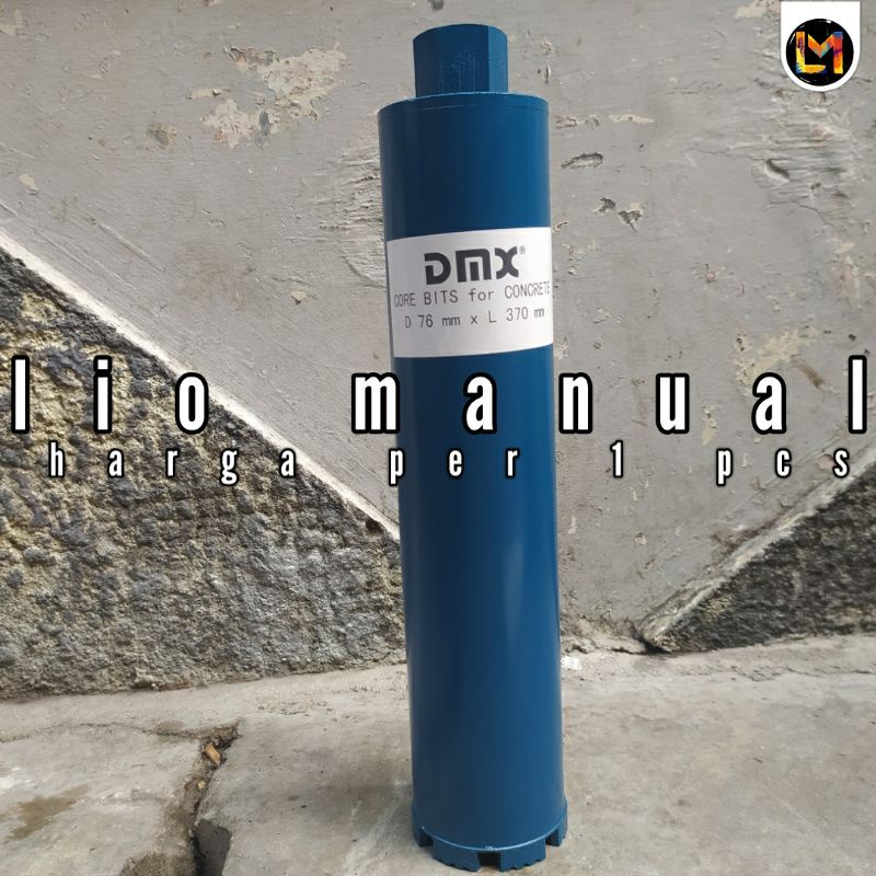 Mata Bor Pelubang beton 3 inch Mata Bor Coring 3 "  Core Bits DMX Mata bor beton coring 3 " 76mm